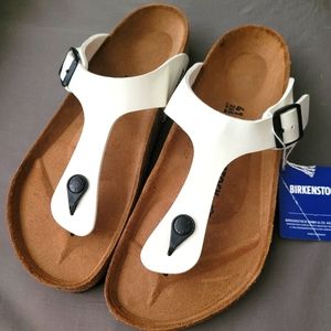Birkenstock Gizeh Sandals NWT White 10 41